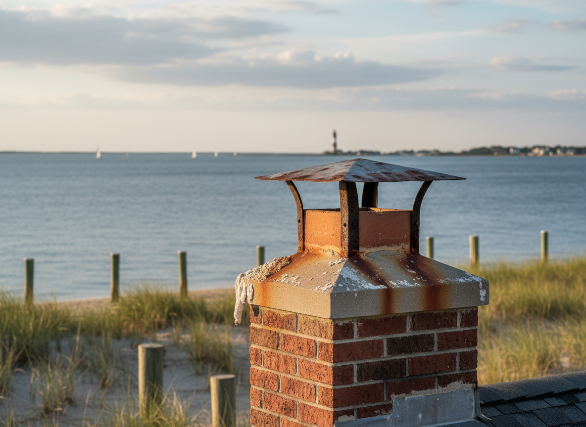 How Salt Air Affects Chimney Flues Near Barnegat Bay